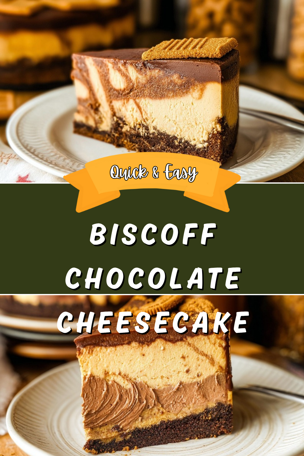 Biscoff Chocolate Cheesecake