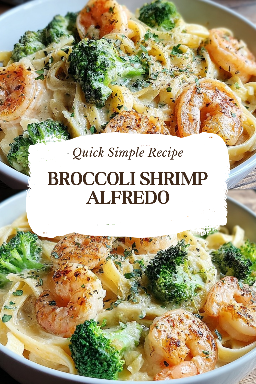 Broccoli Shrimp Alfredo