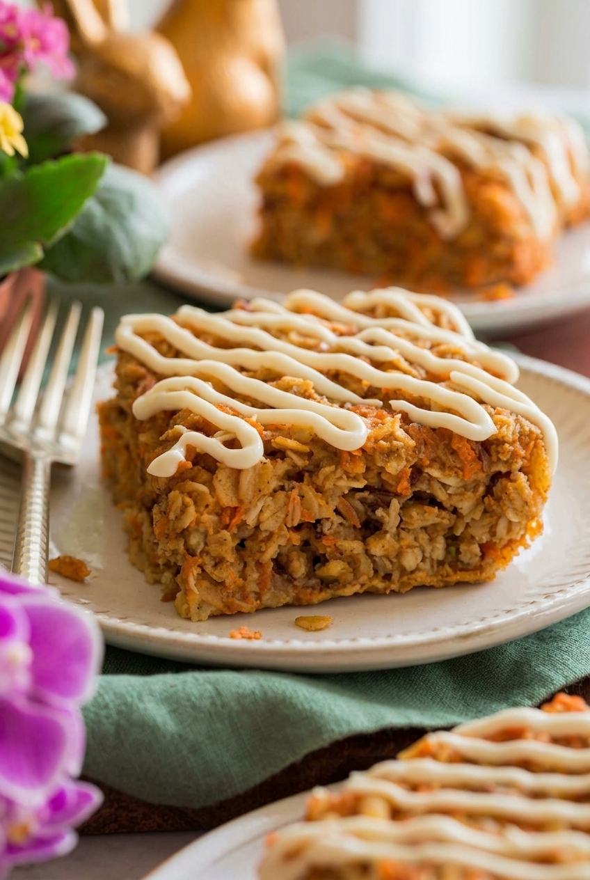Carrot Cake Baked Oatmeal