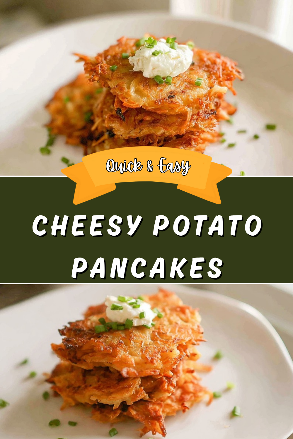 Cheesy Potato Pancakes