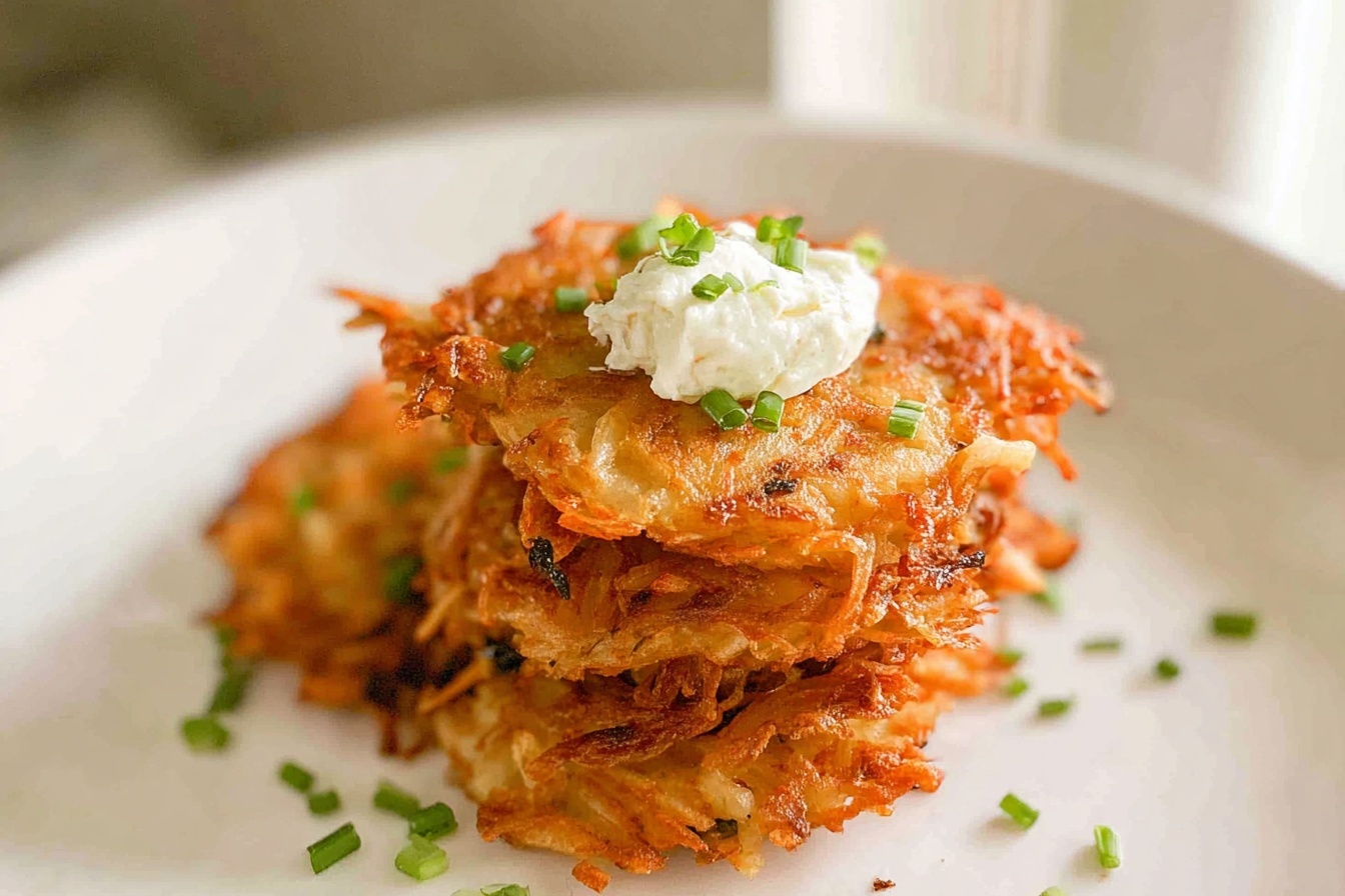 Cheesy Potato Pancakes