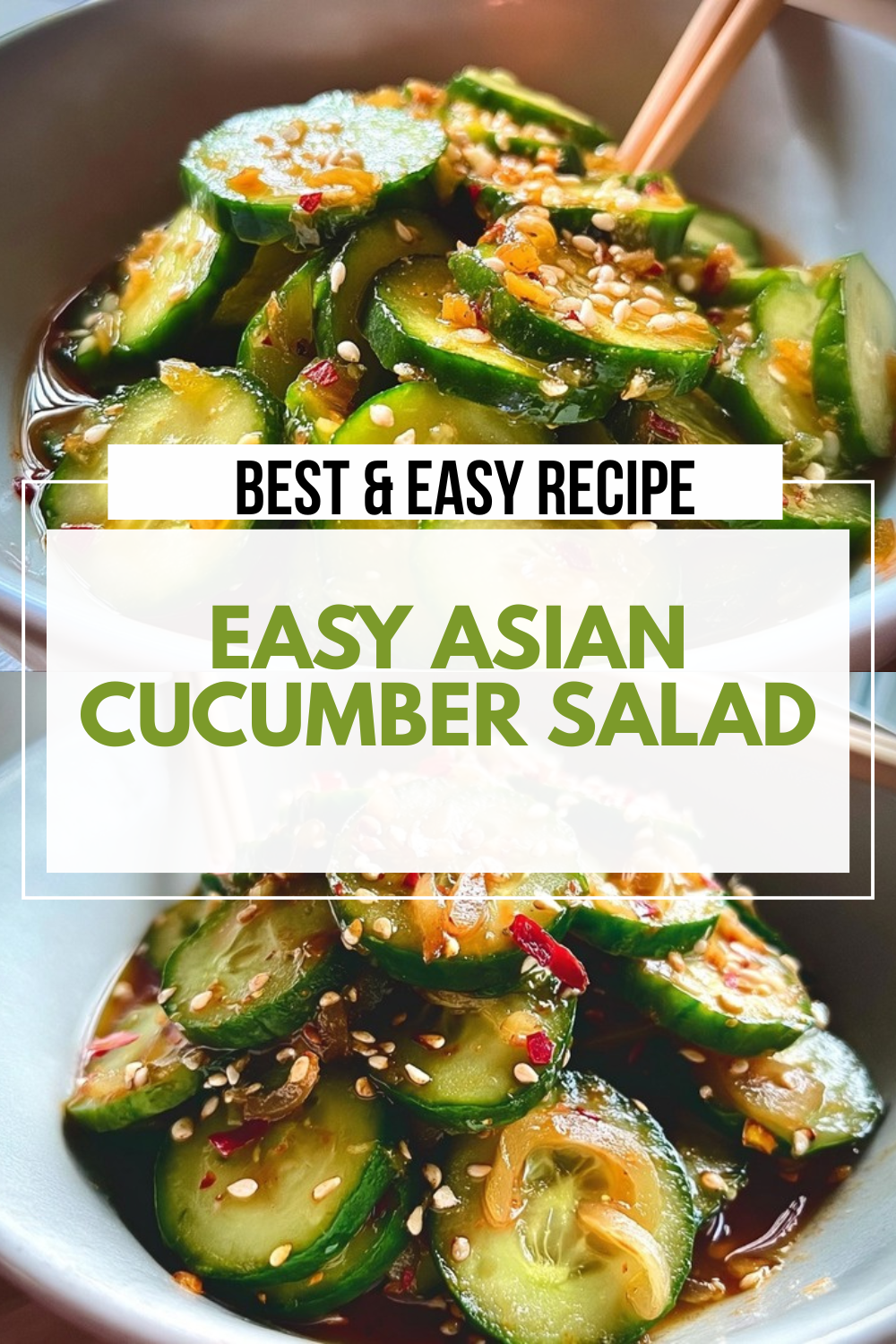Easy Asian Cucumber Salad