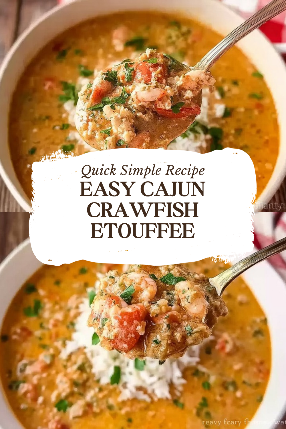 Easy Cajun Crawfish Etouffee