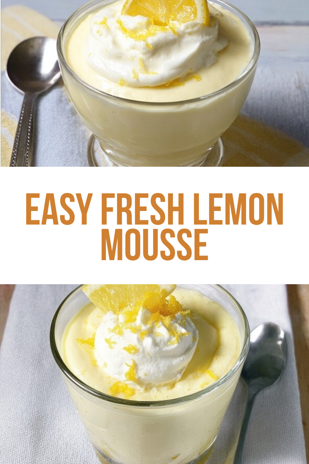 Easy Fresh Lemon Mousse