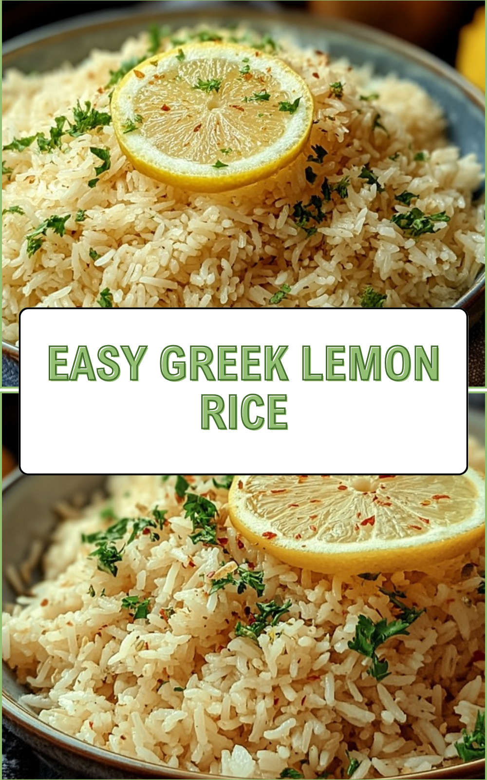 Easy Greek Lemon Rice