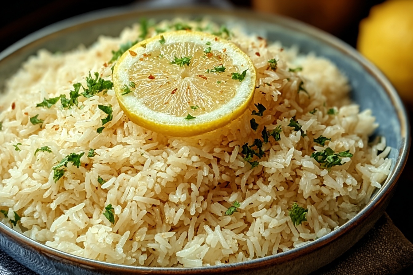 Easy Greek Lemon Rice