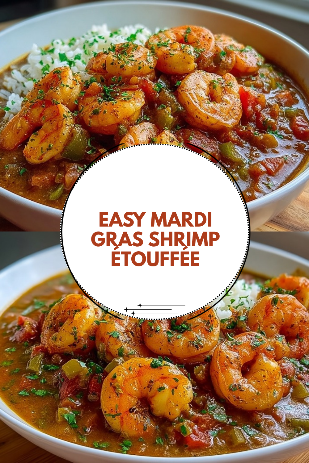 Easy Mardi Gras Shrimp Étouffée