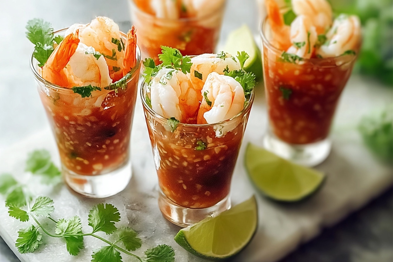 Easy Shrimp Cocktail Shooters