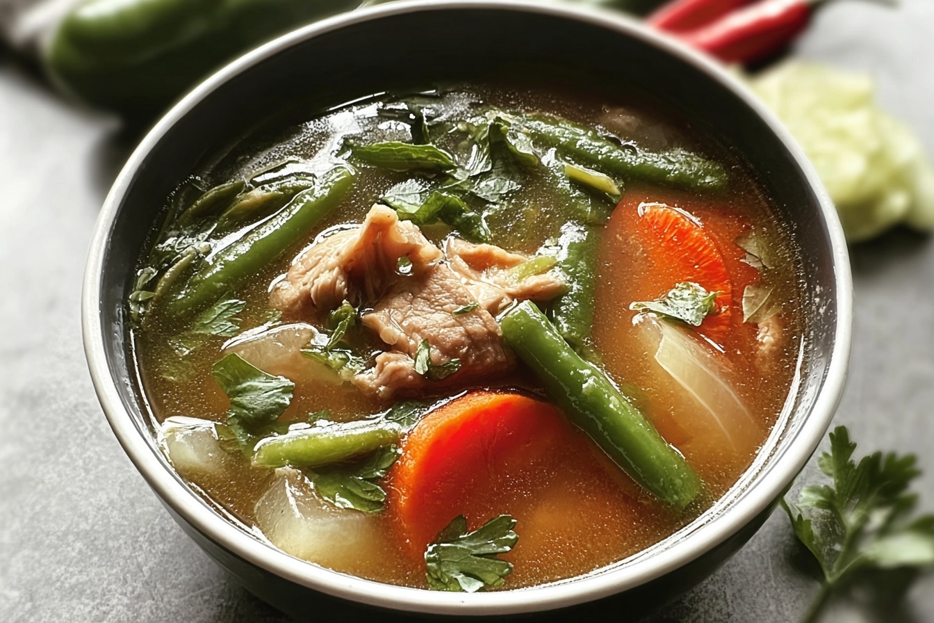 Filipino Sinigang Sour Soup