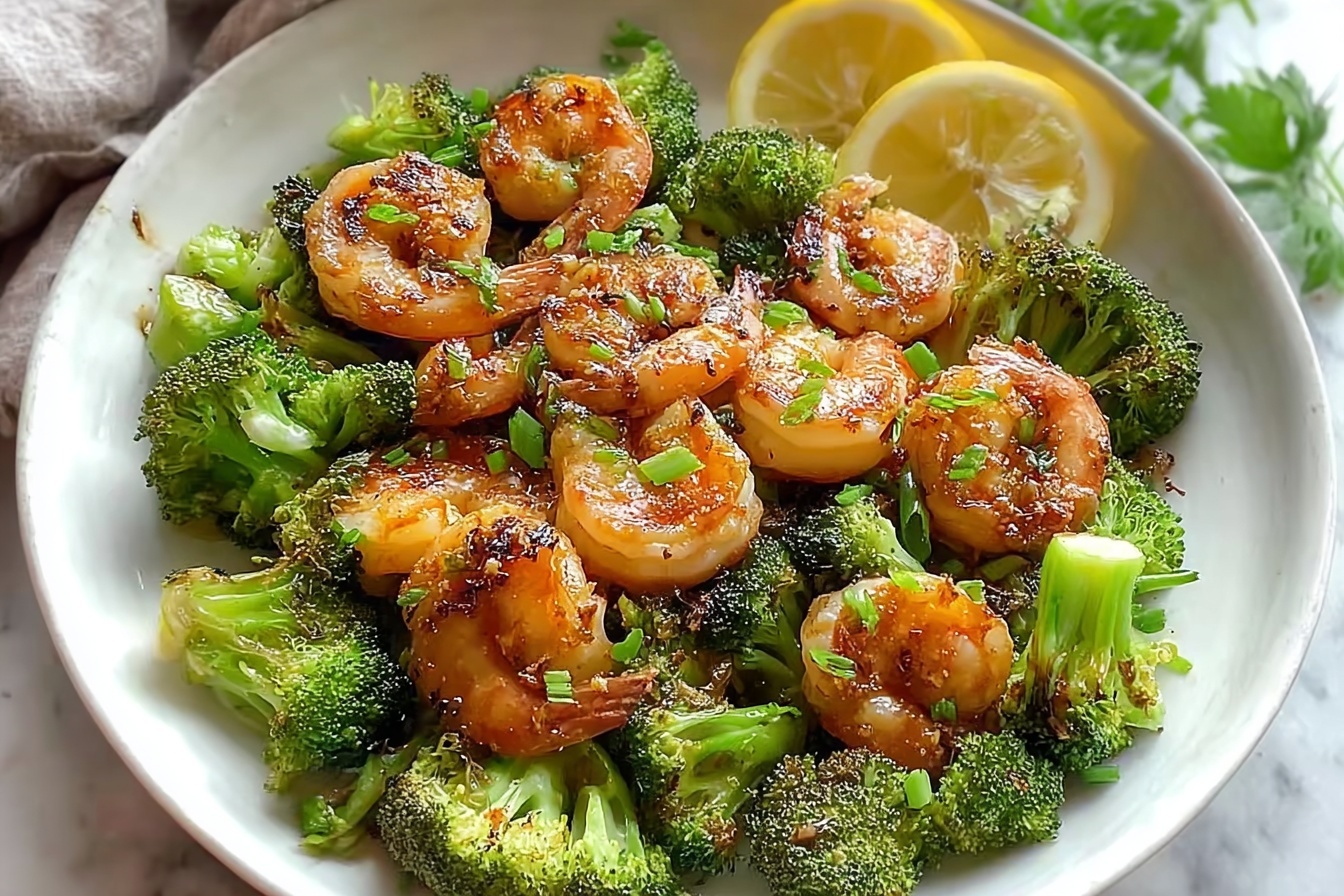 Garlic Butter Shrimp With Broccoli