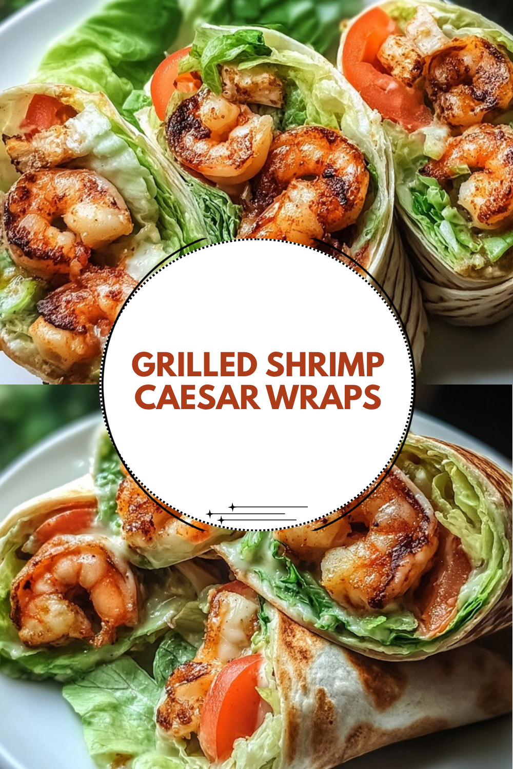 Grilled Shrimp Caesar Wraps