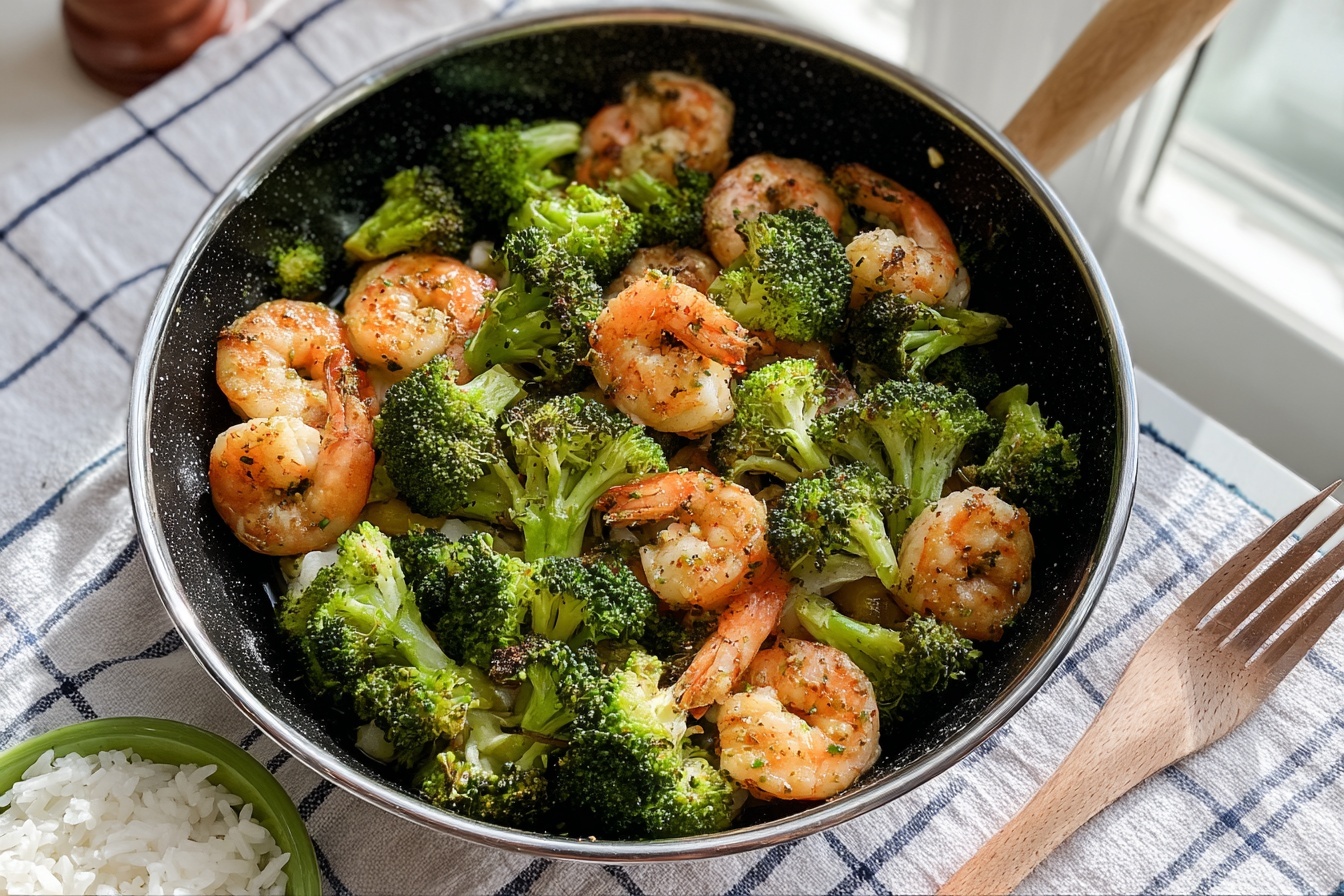 Healthy Garlic Butter Shrimp And Broccoli