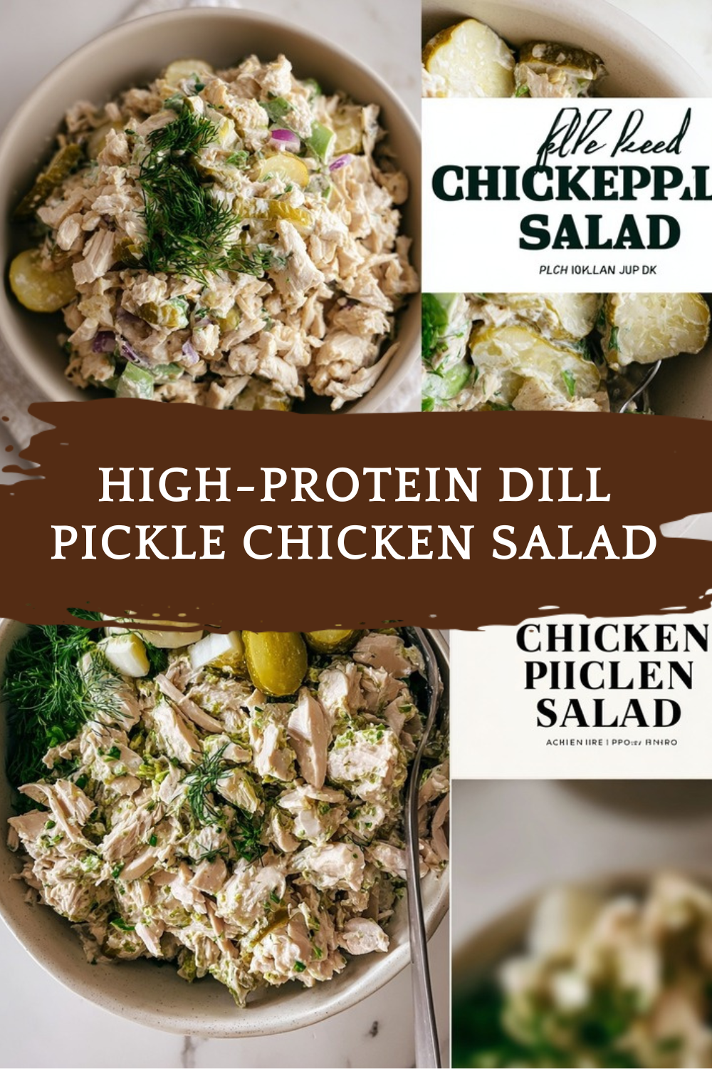 High-Protein Dill Pickle Chicken Salad