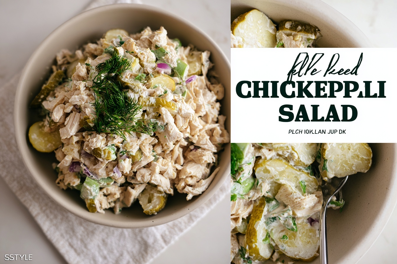 High-Protein Dill Pickle Chicken Salad