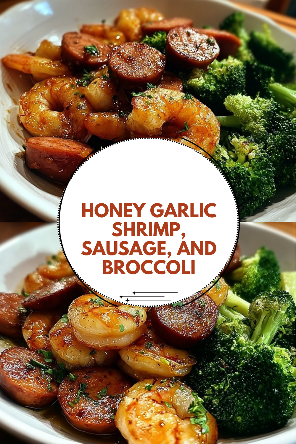 Honey Garlic Shrimp, Sausage, And Broccoli