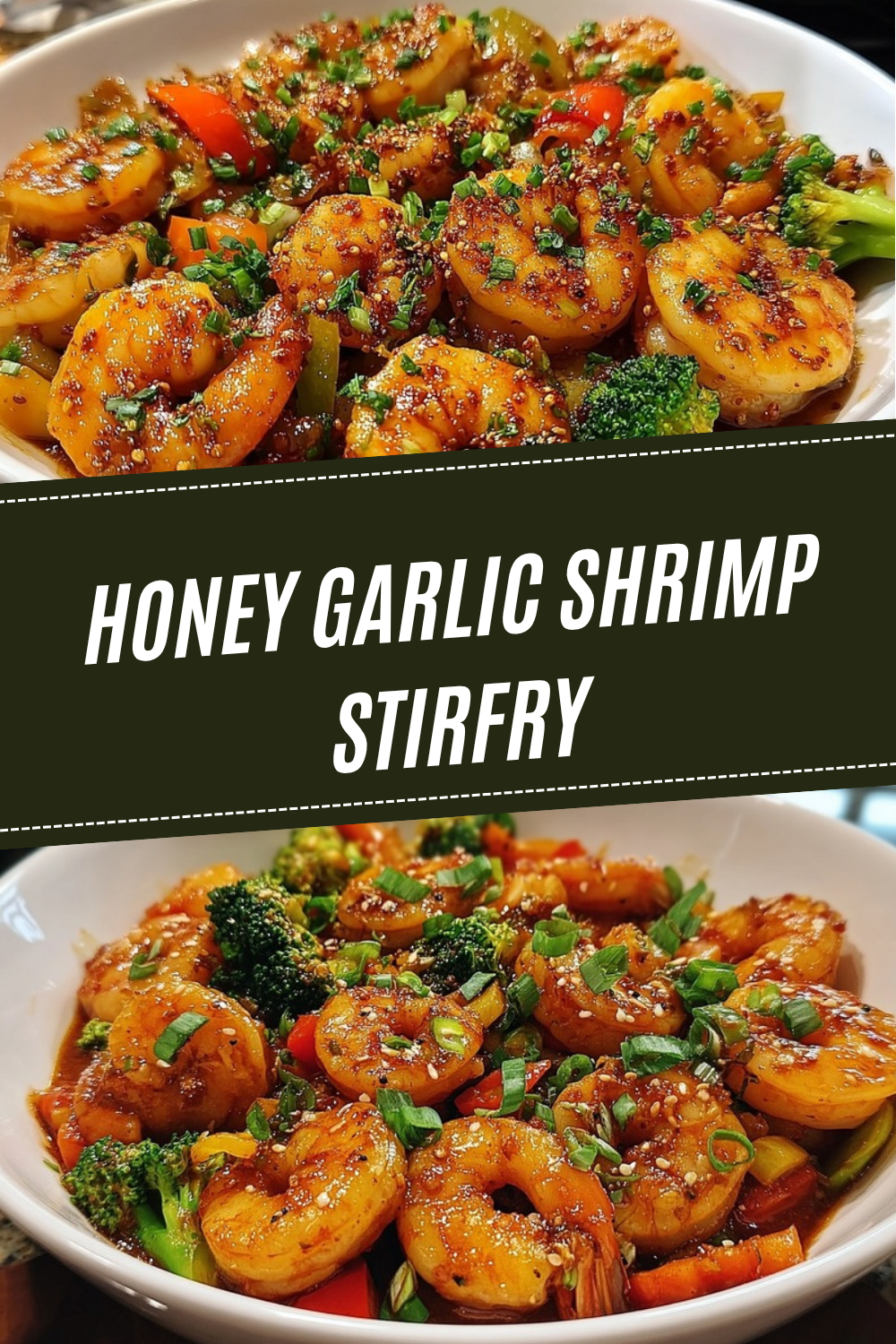 Honey Garlic Shrimp Stirfry