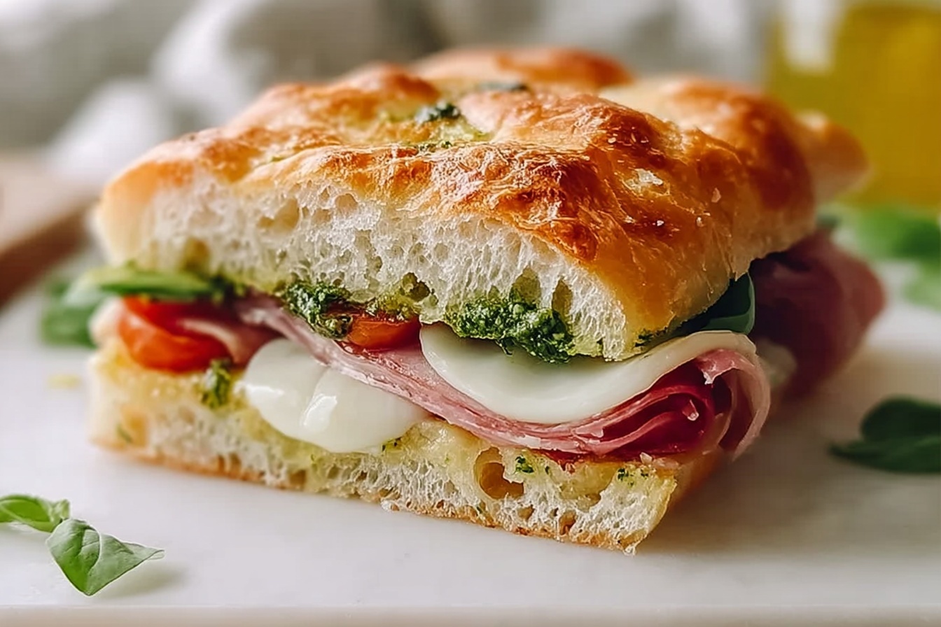 Italian Focaccia Sandwich