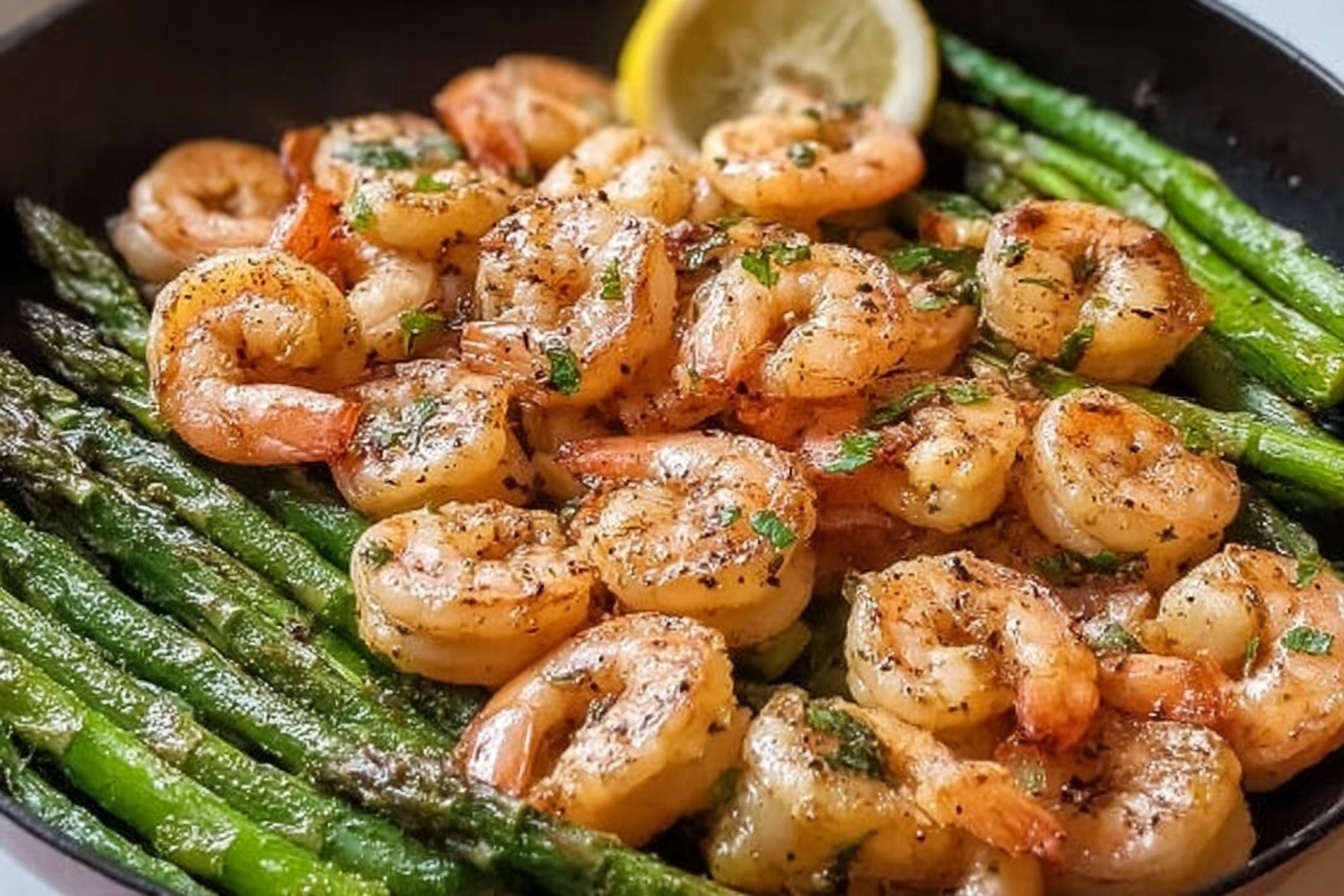 Lemon Garlic Shrimp And Asparagus