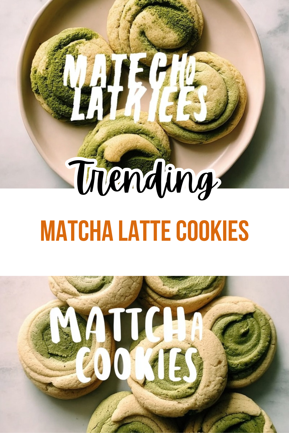 Matcha Latte Cookies