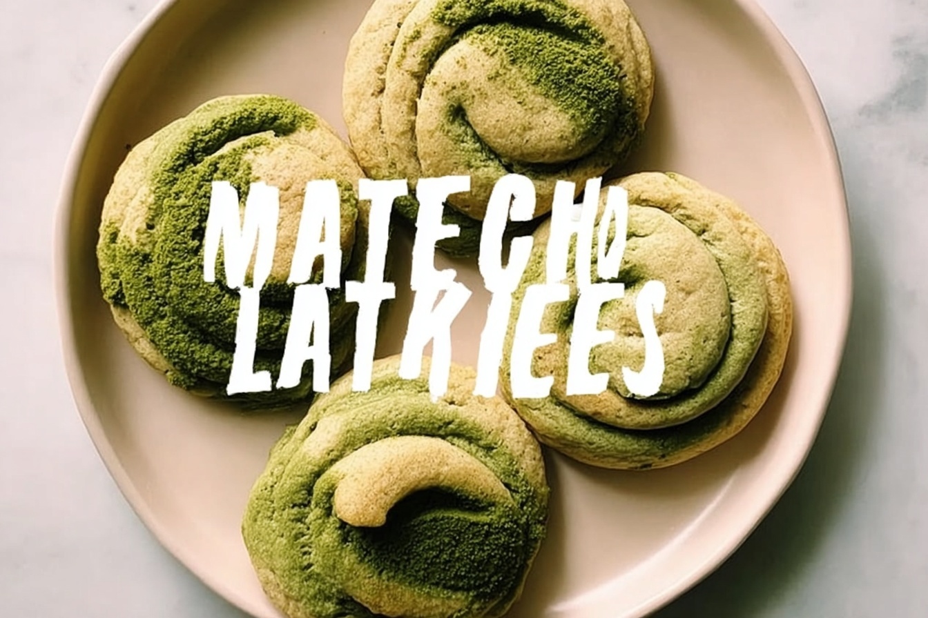 Matcha Latte Cookies