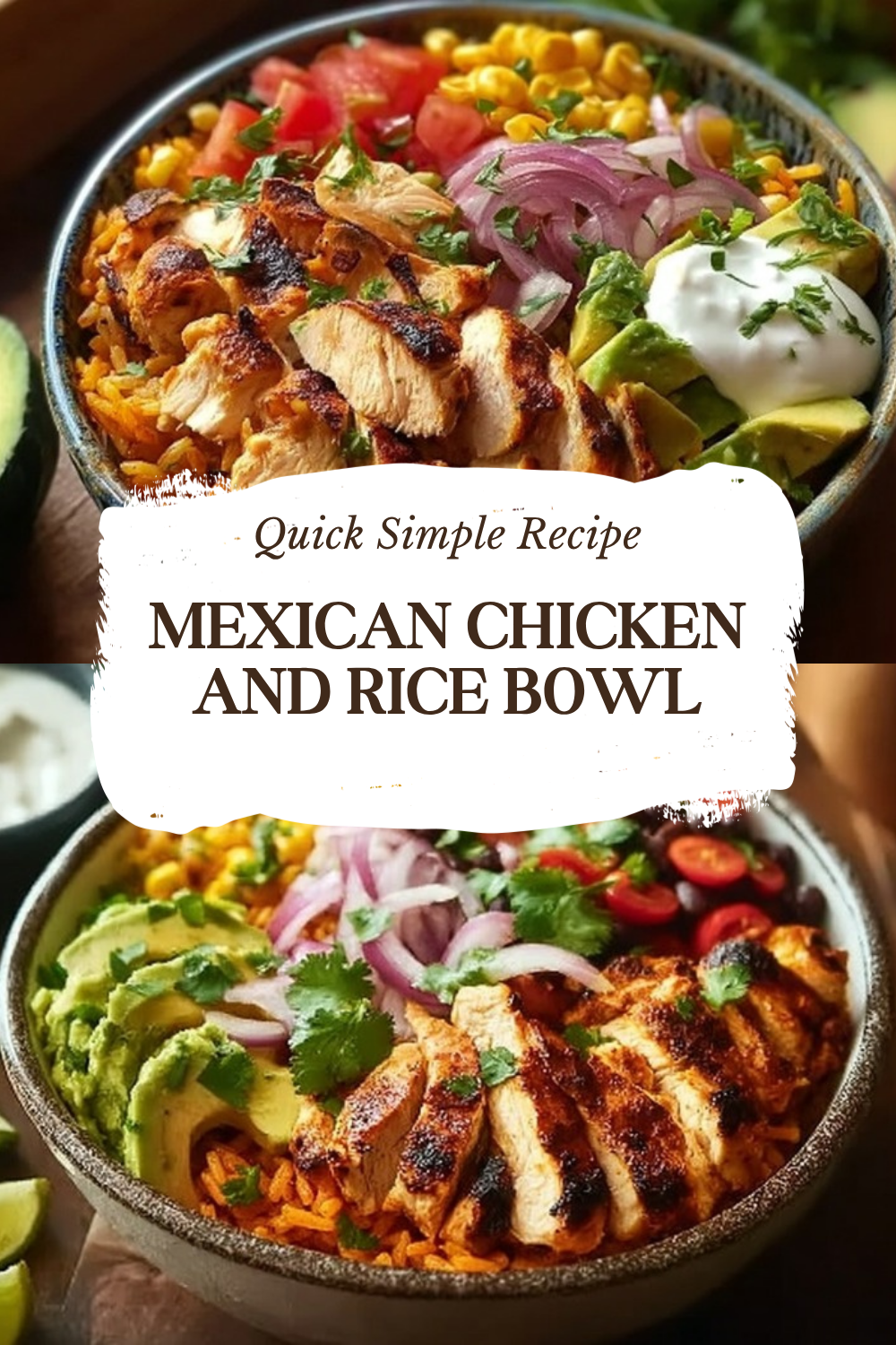 Mexican Chicken And Rice Bowl