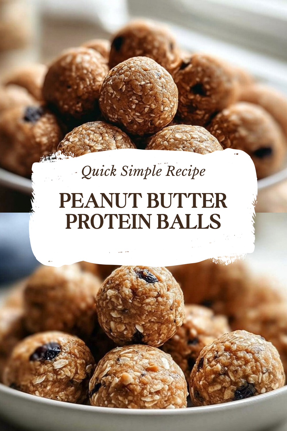 Peanut Butter Protein Balls