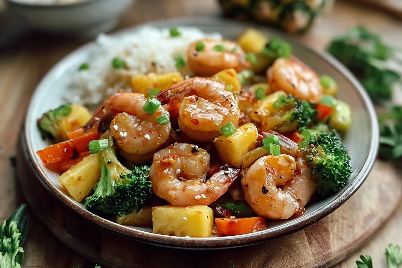 Pineapple Shrimp Stir Fry