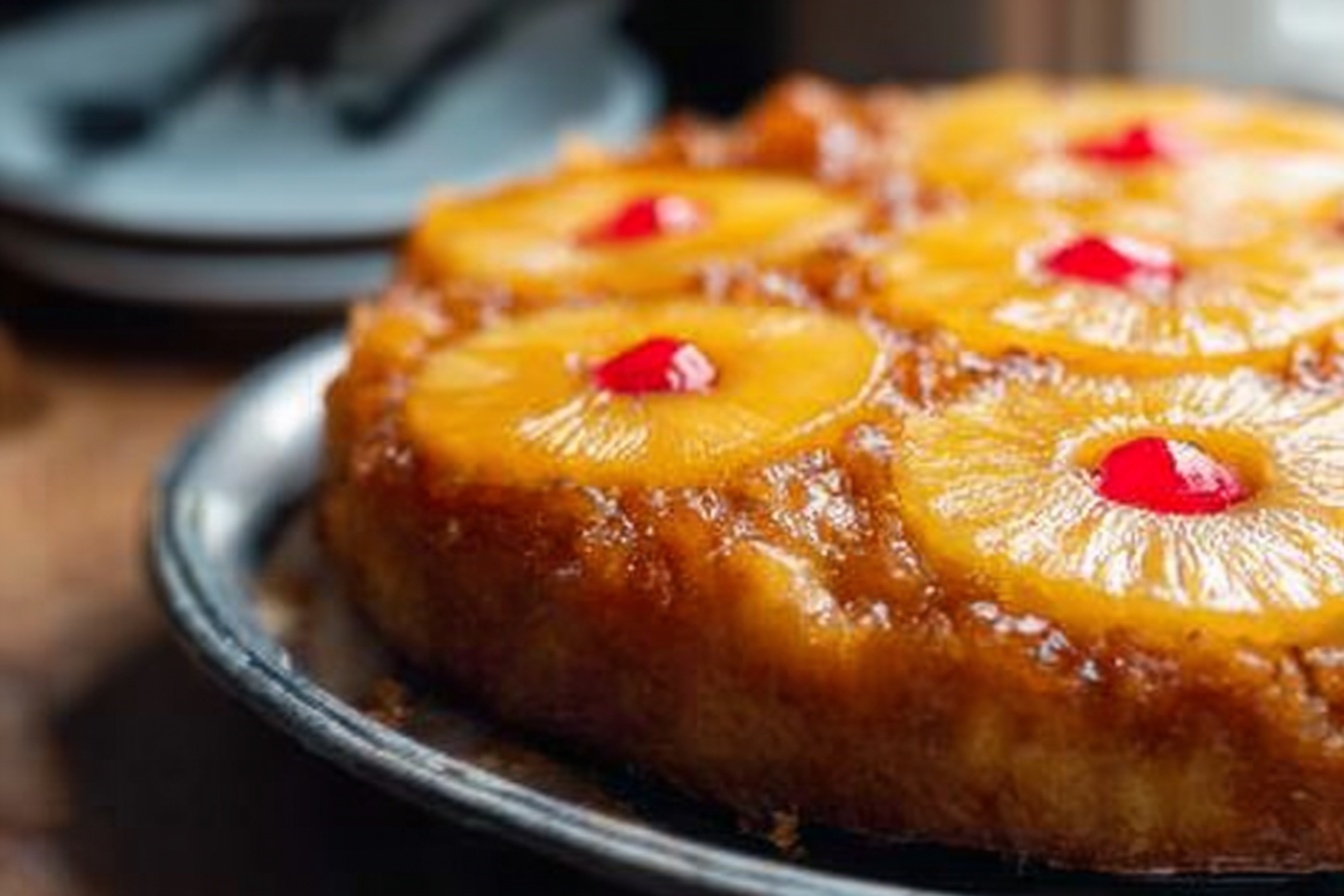 Pineapple Upside Down Cake Recipe