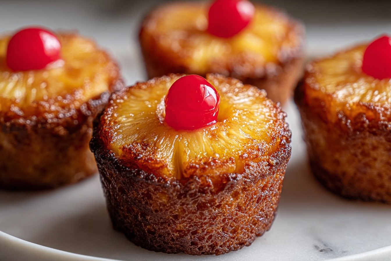 Pineapple Upside-Down Cupcakes Recipe