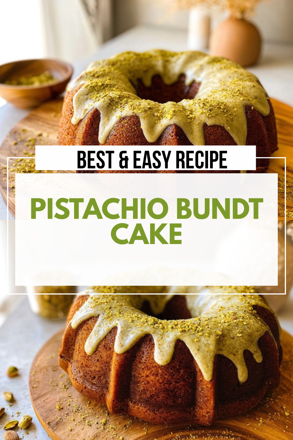 Pistachio Bundt Cake