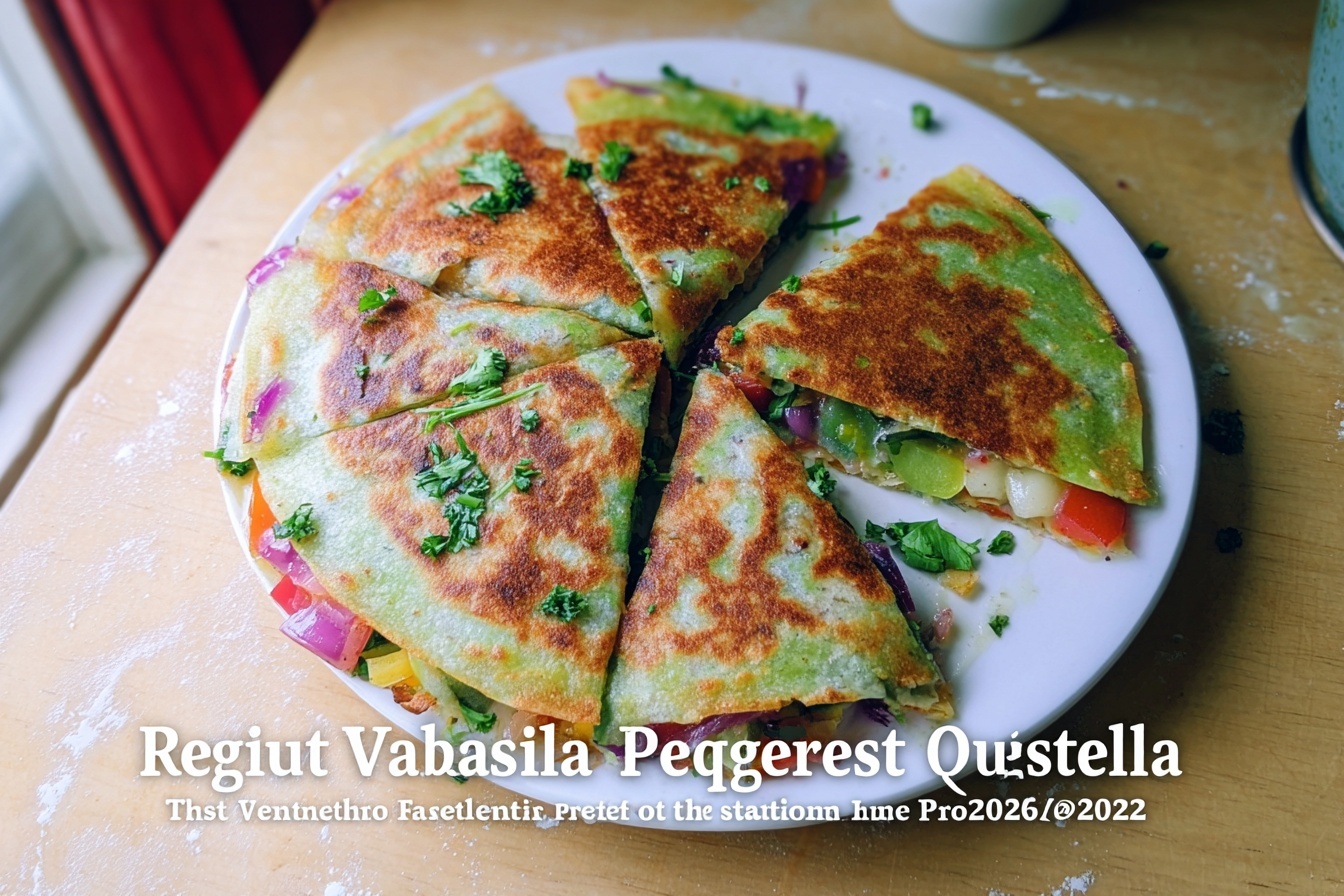 Rainbow Veggie Quesadilla