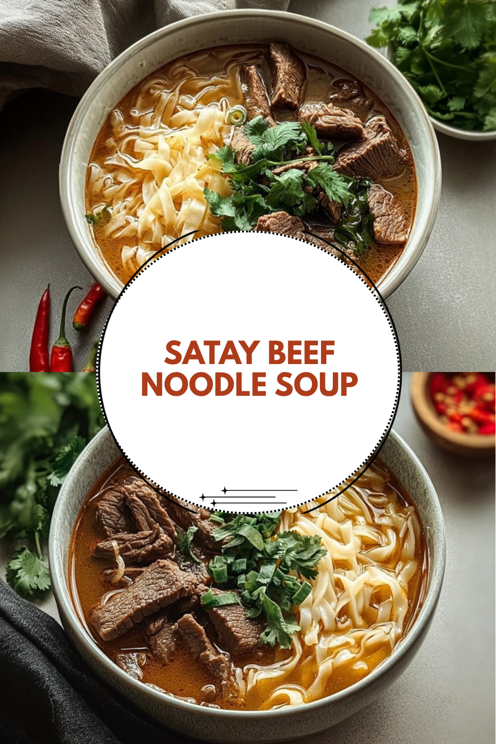 Satay Beef Noodle Soup