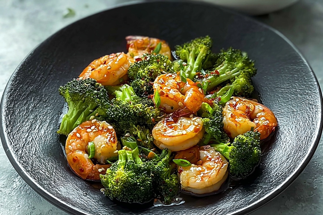 Shrimp And Broccoli Stir-Fry