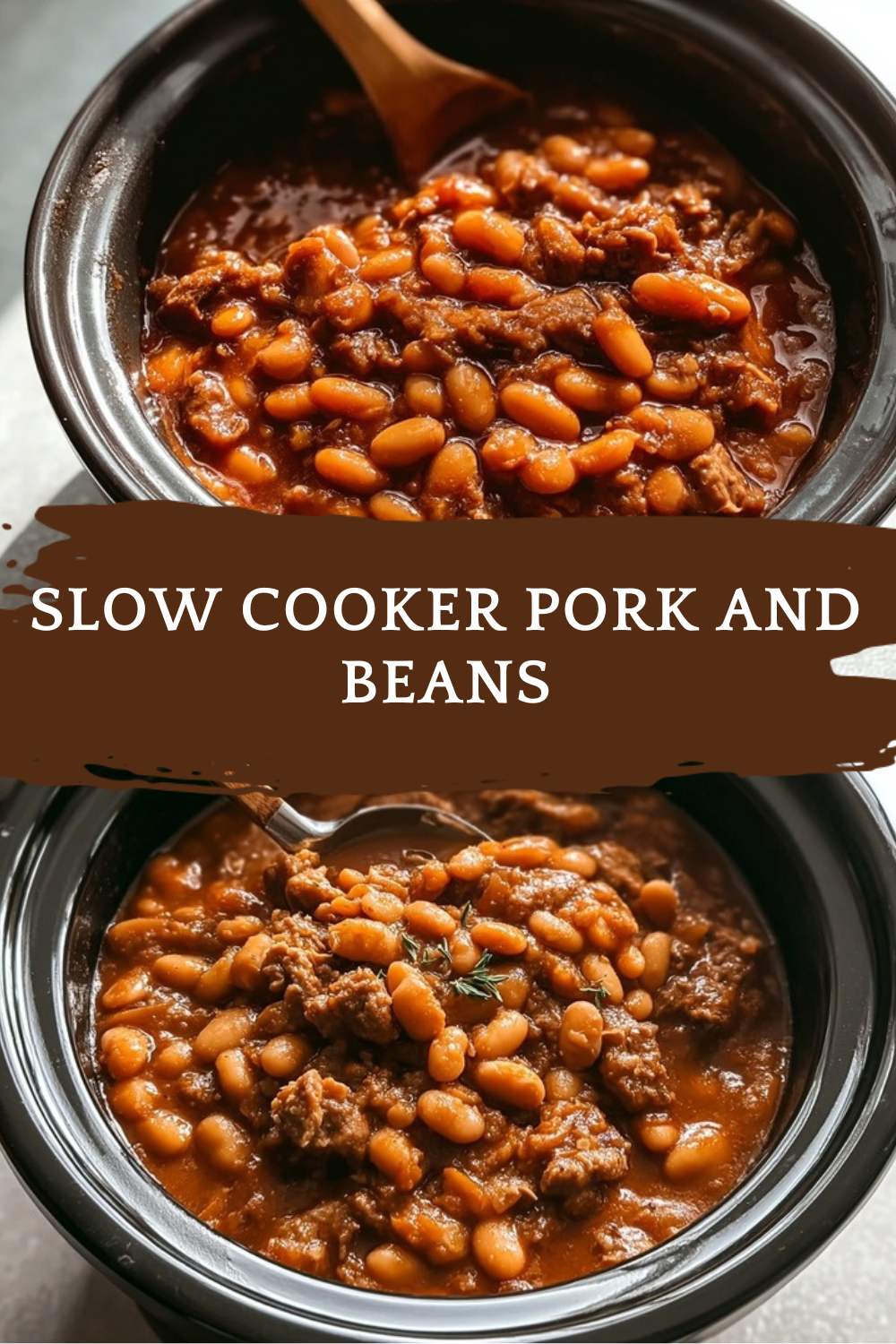 Slow Cooker Pork And Beans