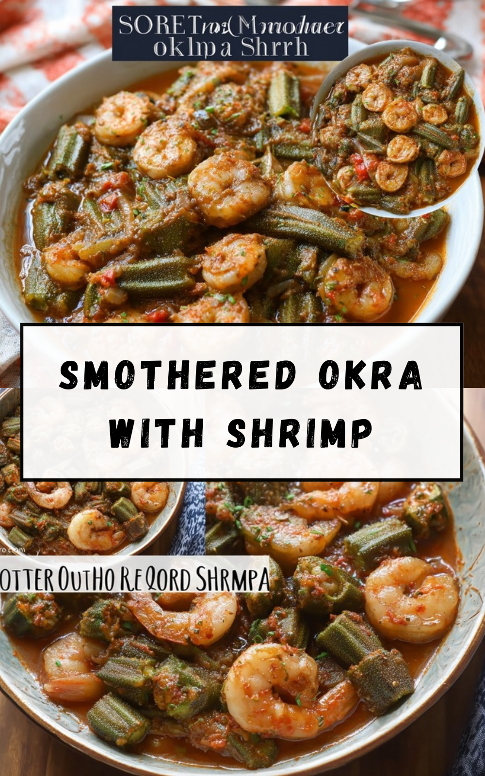 Smothered Okra With Shrimp
