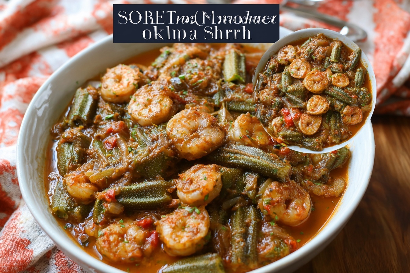 Smothered Okra With Shrimp