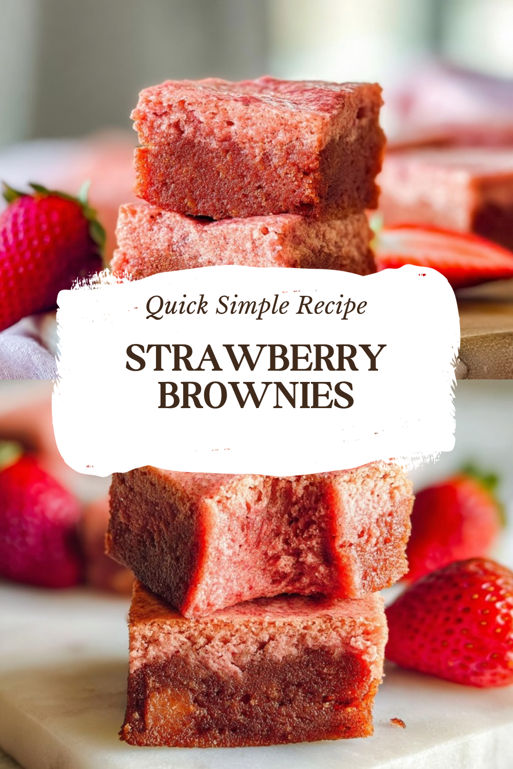 Strawberry Brownies