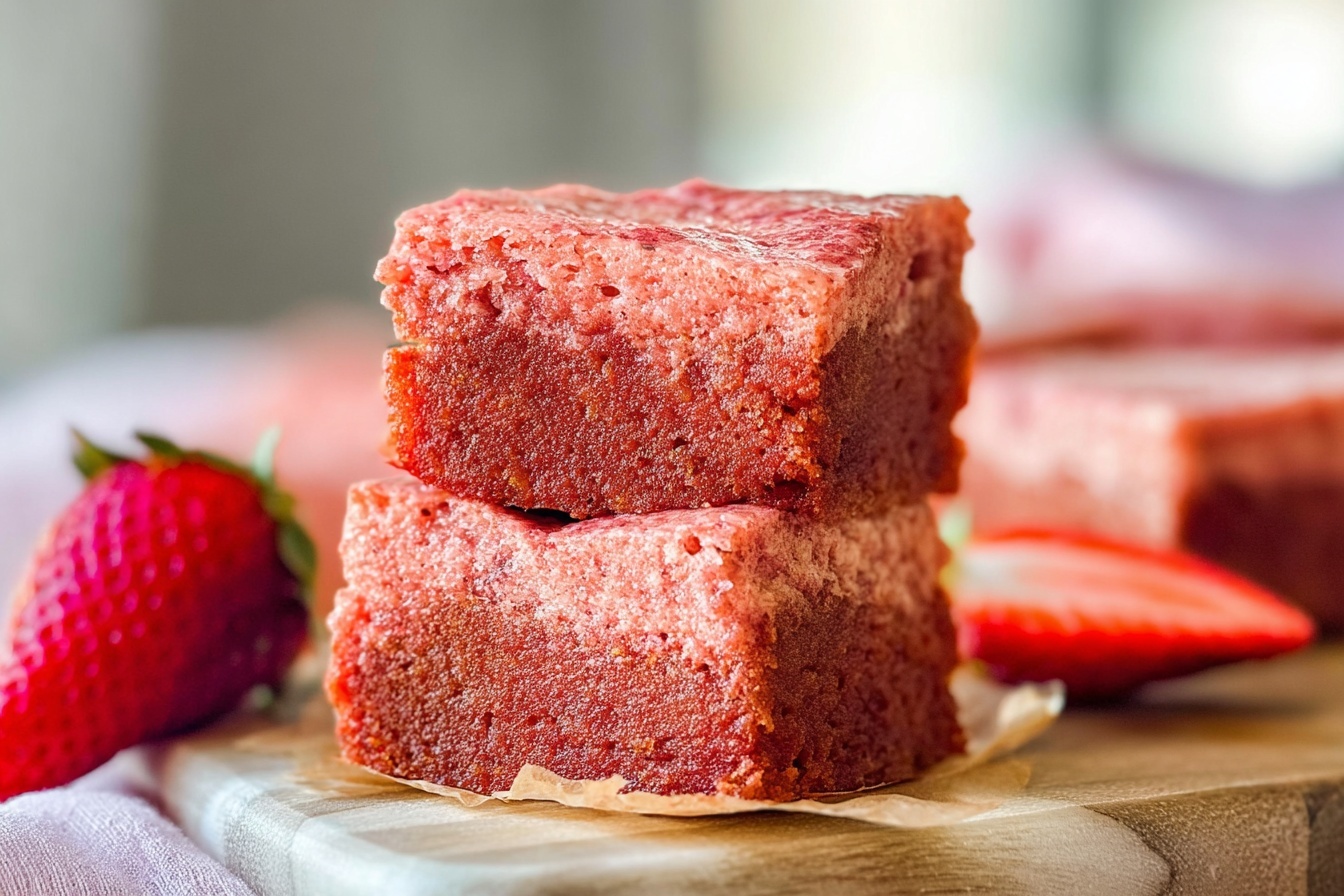 Strawberry Brownies