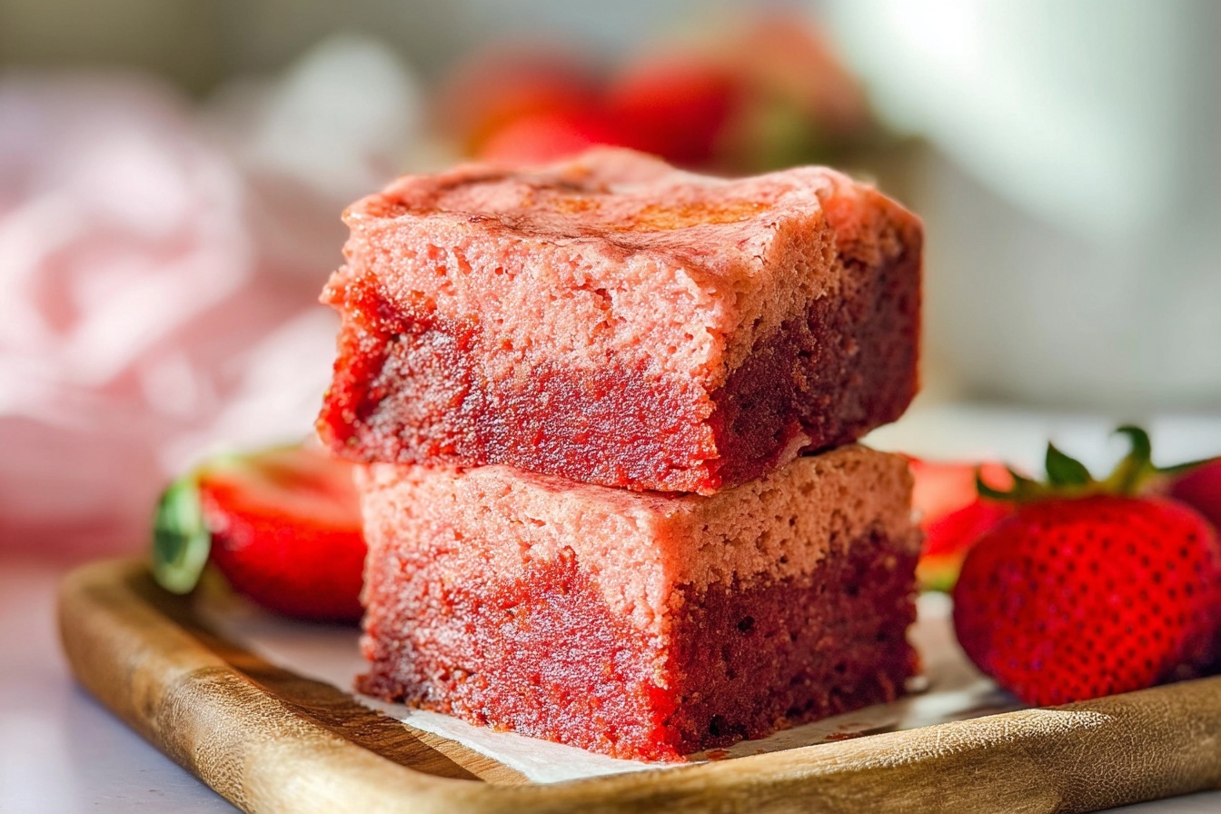 Strawberry Brownies