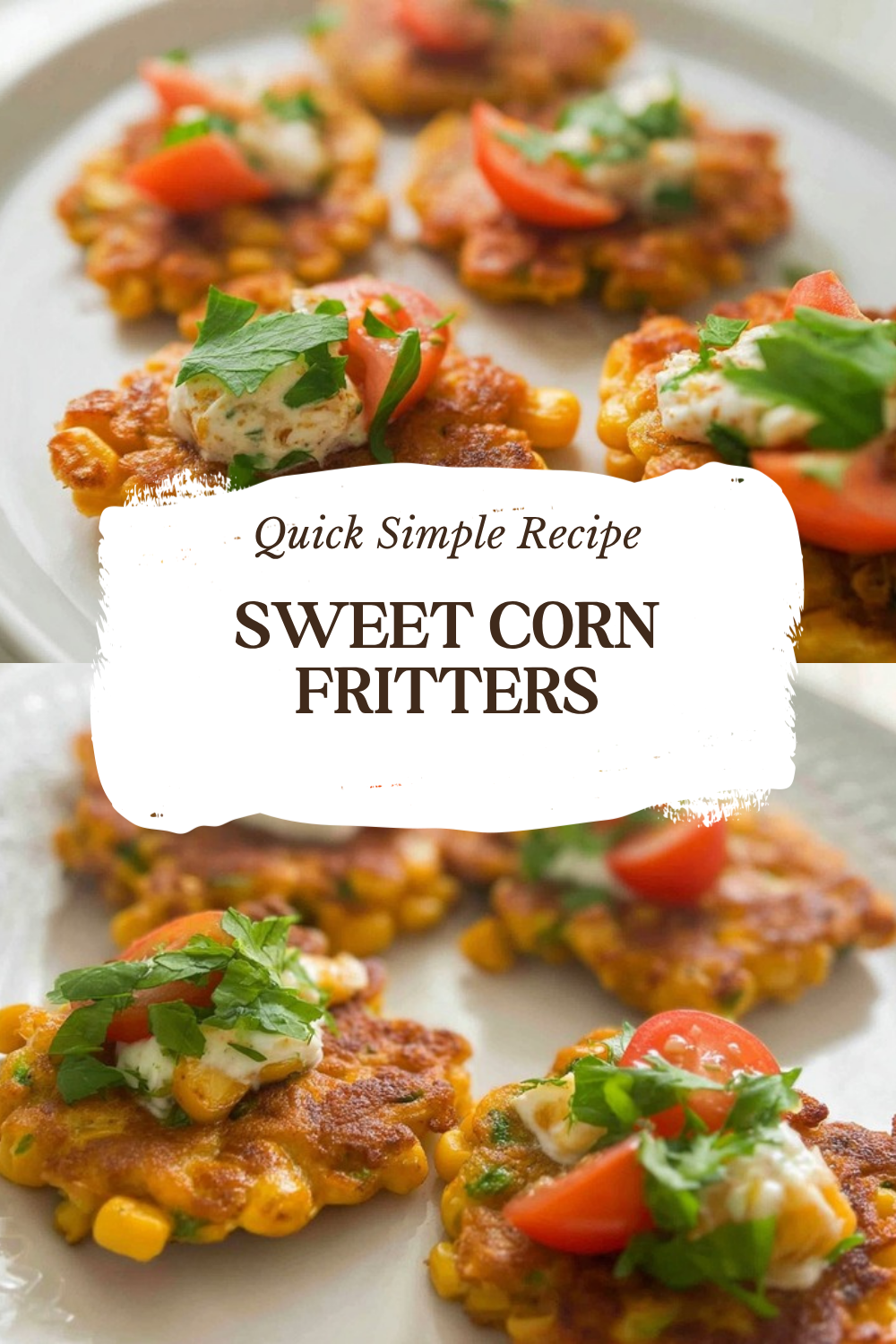 Sweet Corn Fritters