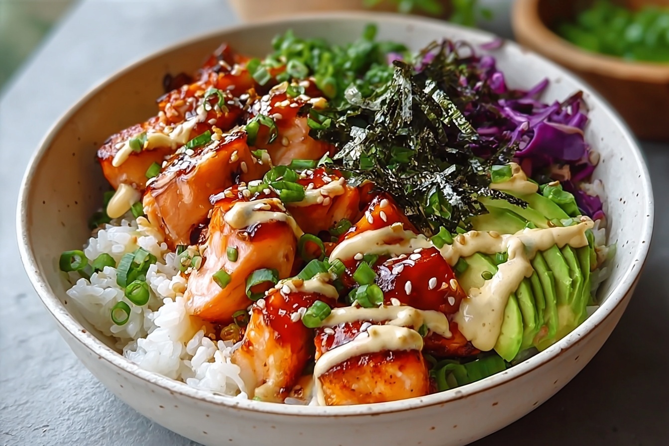 Teriyaki Salmon Bowl