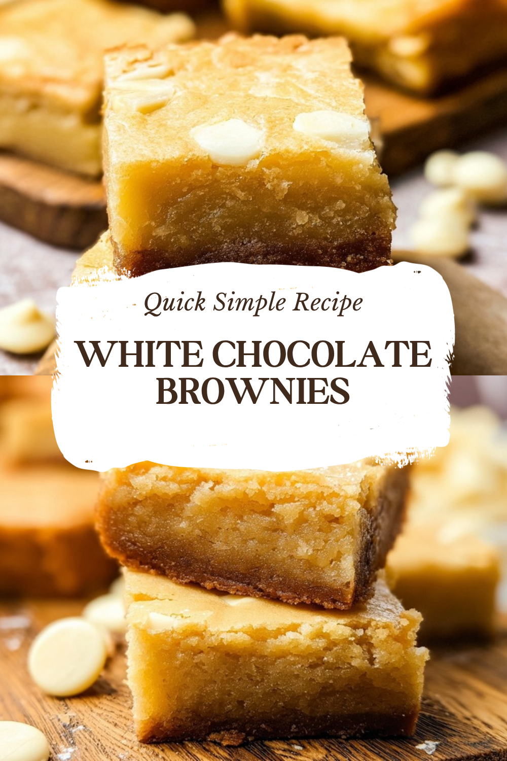 White Chocolate Brownies